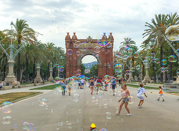 2016 Student Photo Contest Best Study Abroad Photo:  View of Arc de Triomf; Barcelona, Spain.
Photo by Hanna Piatrova.  This park is truly the heart of Barcelona – it attracts people of all ages
and backgrounds to enjoy the views
