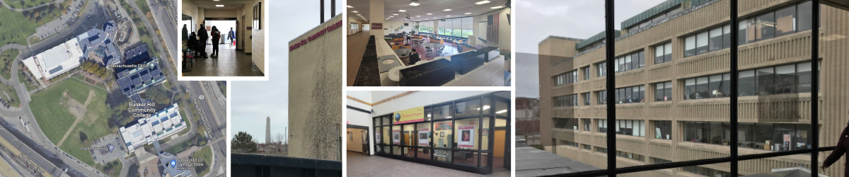photo collage of campus photos