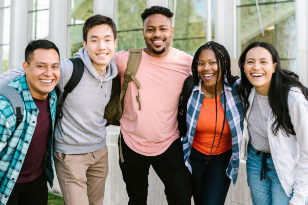 Students posing for a picture