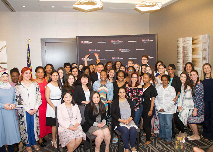 group shot of health sciences students