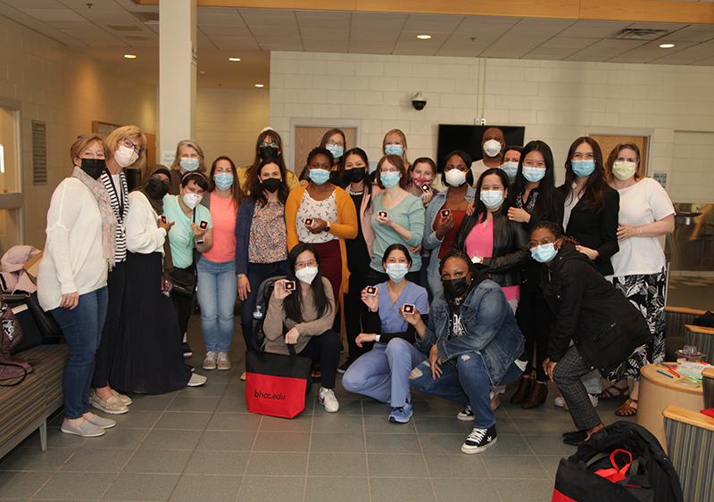 Group of nursing students posing