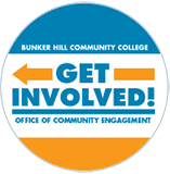 Community Engagement Pin GET INVOLVED