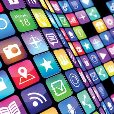 Mobile app logos