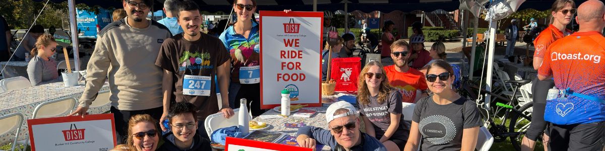 BHCC staff at Ride for Food event 