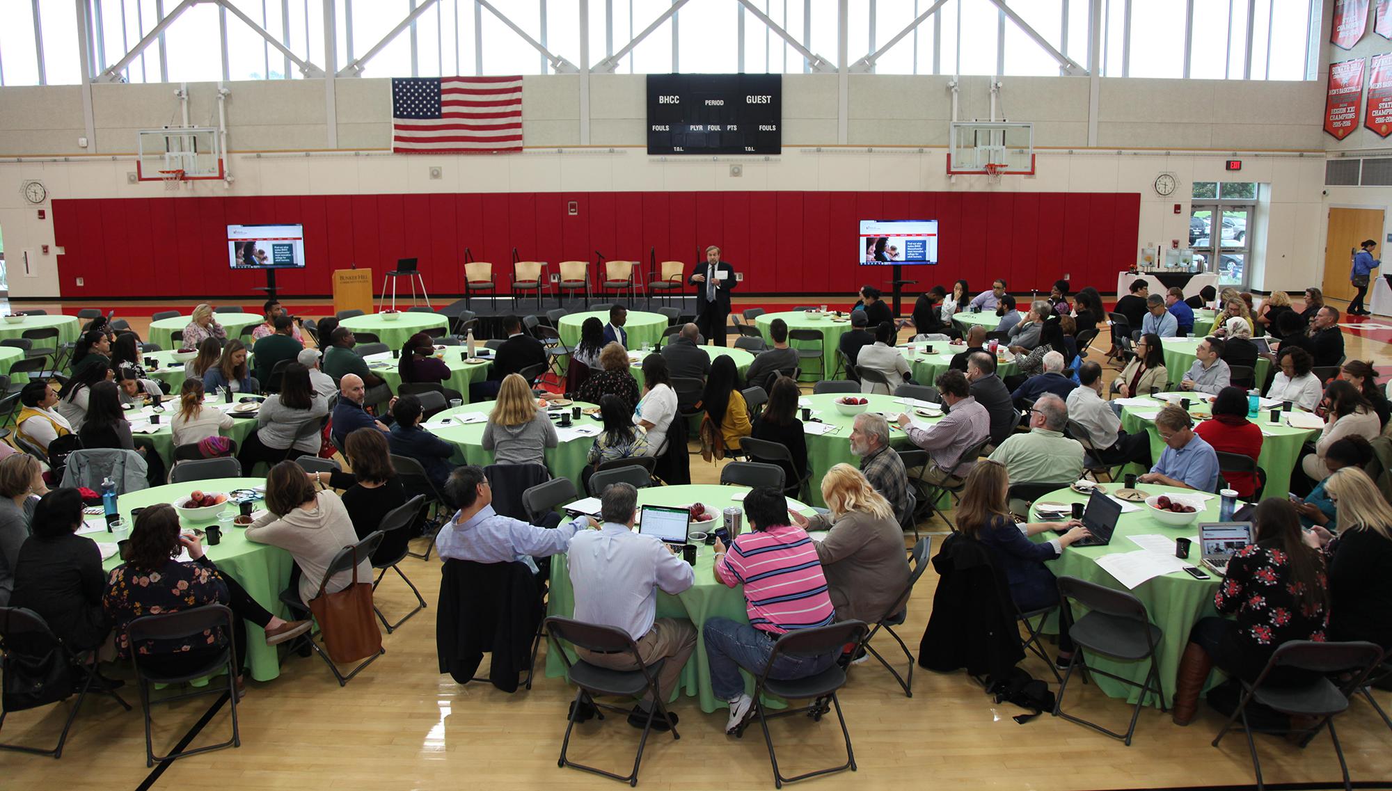 the audience of the 2018 annual retreat