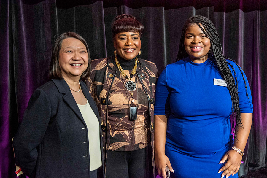 Pam Eddinger, Bernice King, Nahomi Carlisle