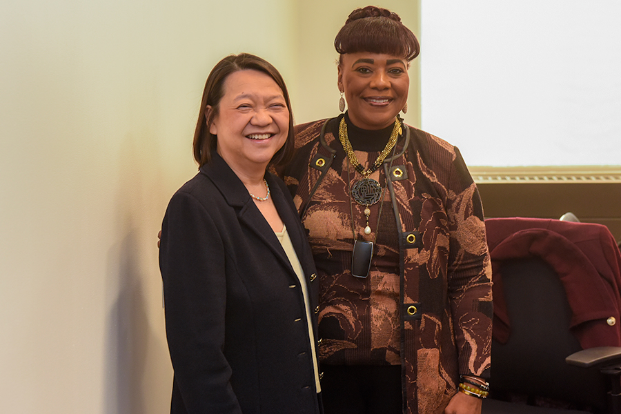 Pam Eddinger and Bernice King