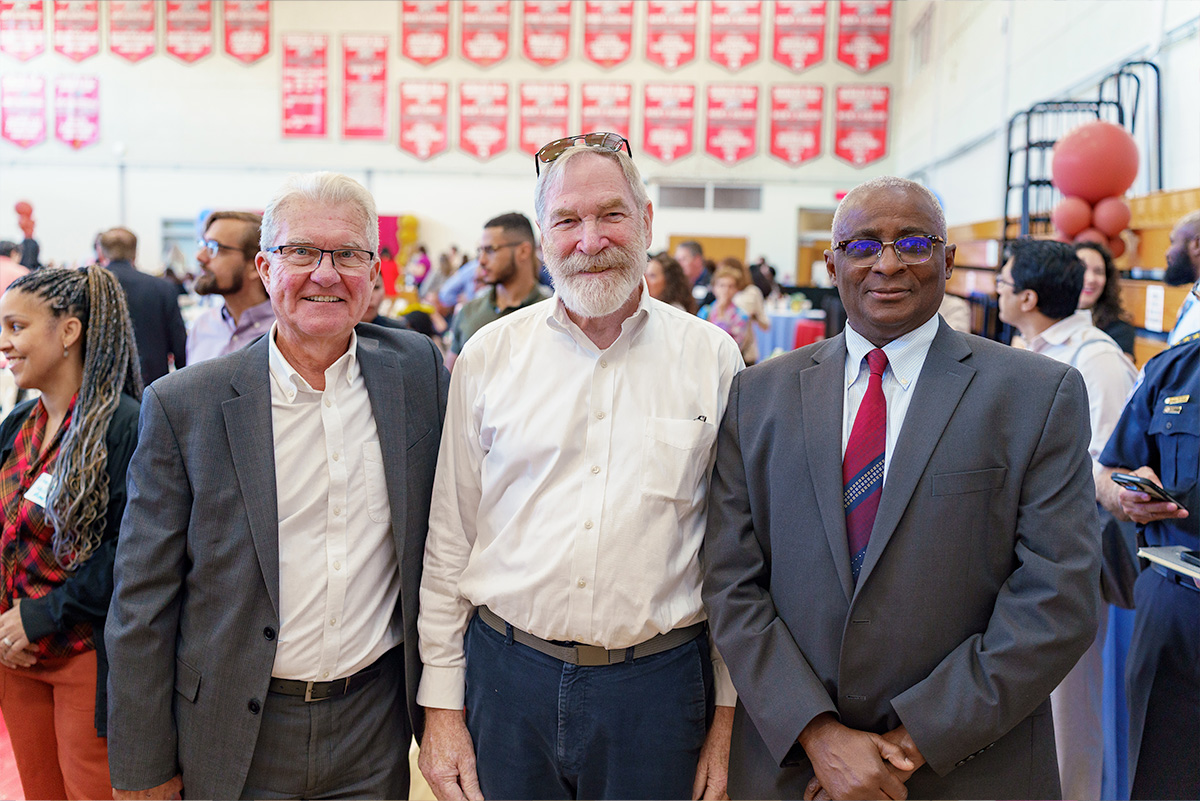 3 adminstrators at convocation