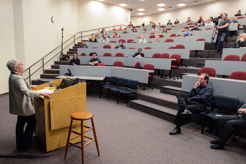 Gina McCarthy with the audience