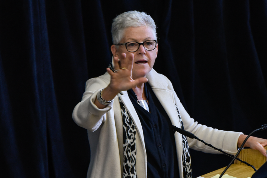 Gina McCarthy presenting