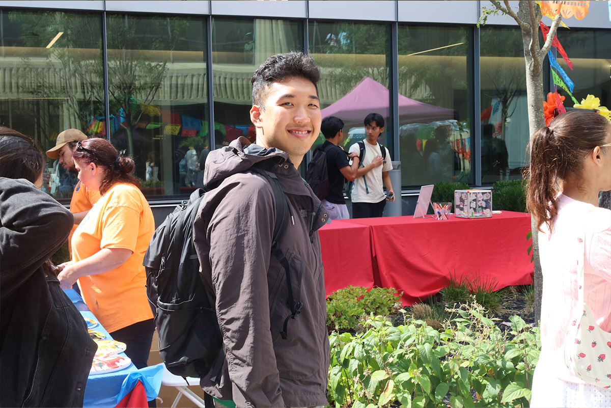 student at the event