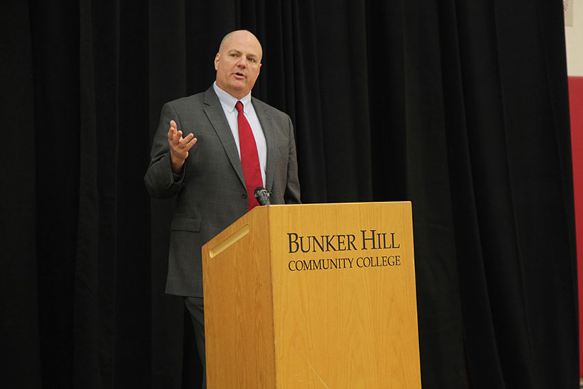 Speaker at the STEM Alumni Dinner on April 5, 2018