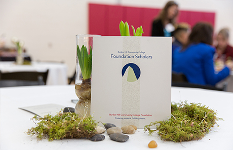 table setting at the 2018 gala