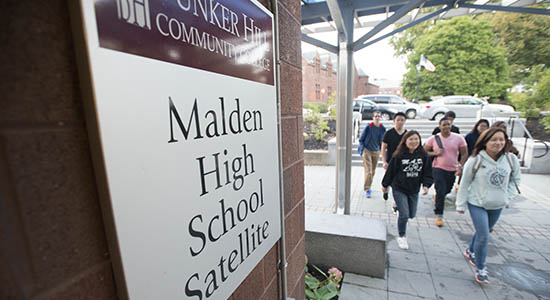 students entering malden high school