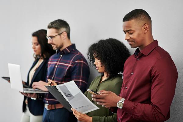 Students ready for interview