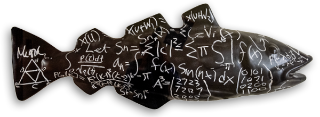 The 50th Year BHCC Cod with Good Will Hunting math formula on it