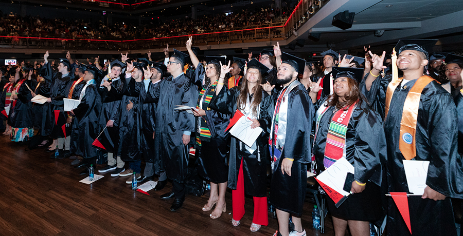 BHCC Students at Commencement