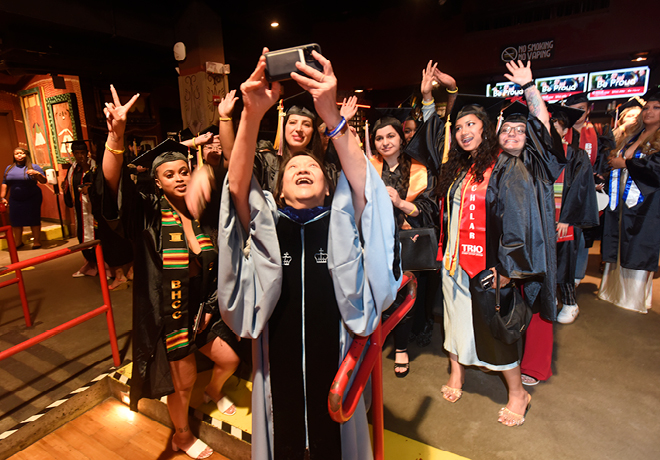 BHCC Students at Commencement