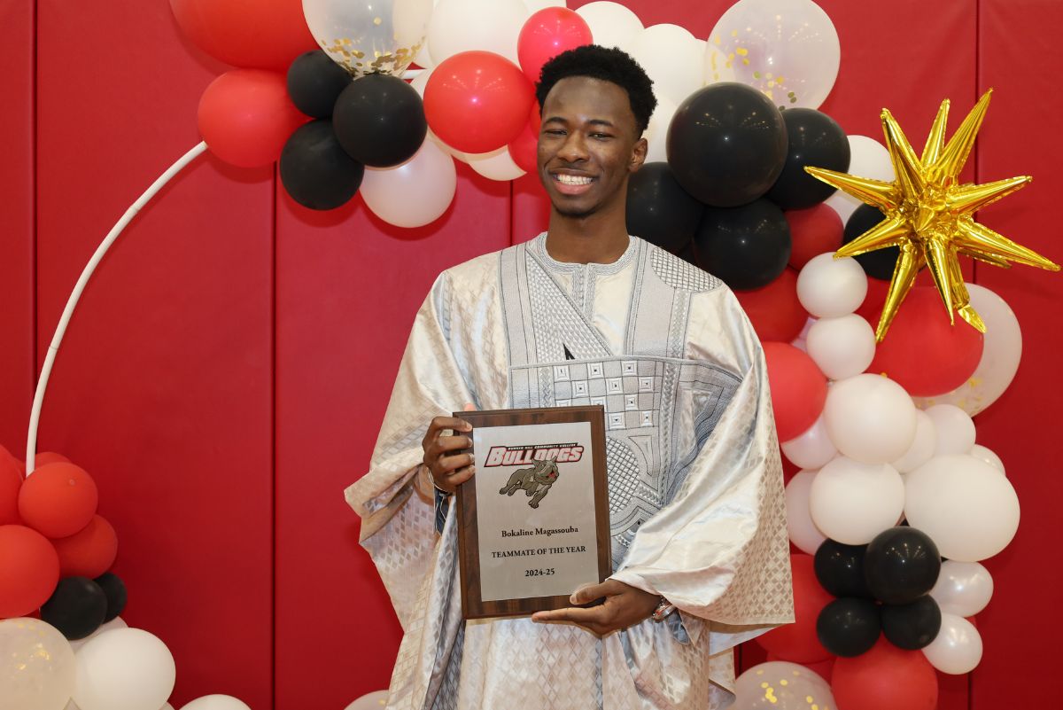student at banquet