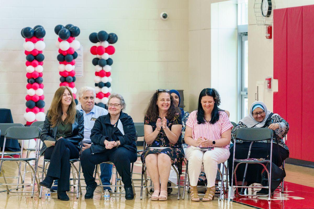 Faculty seated