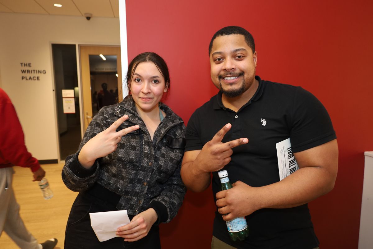 2 people posing