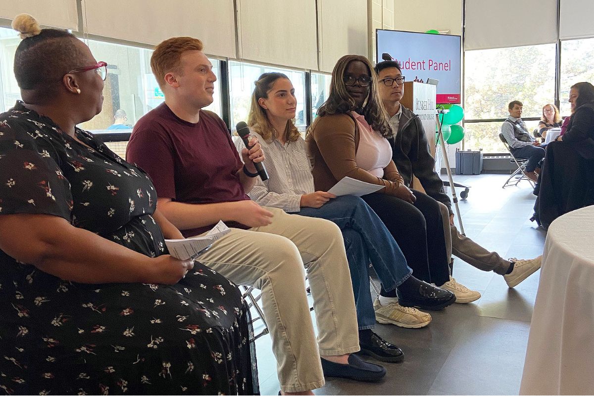 community breakfast student panel