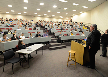 Ed Davis speaking in C202