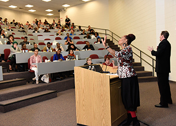 Terry McMillan speaking at compelling conversations