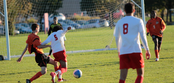 men's soccer game