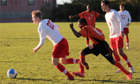 men's soccer game