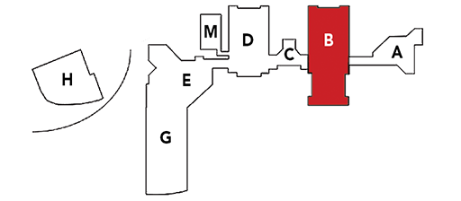 BHCC Mobile App B-building map